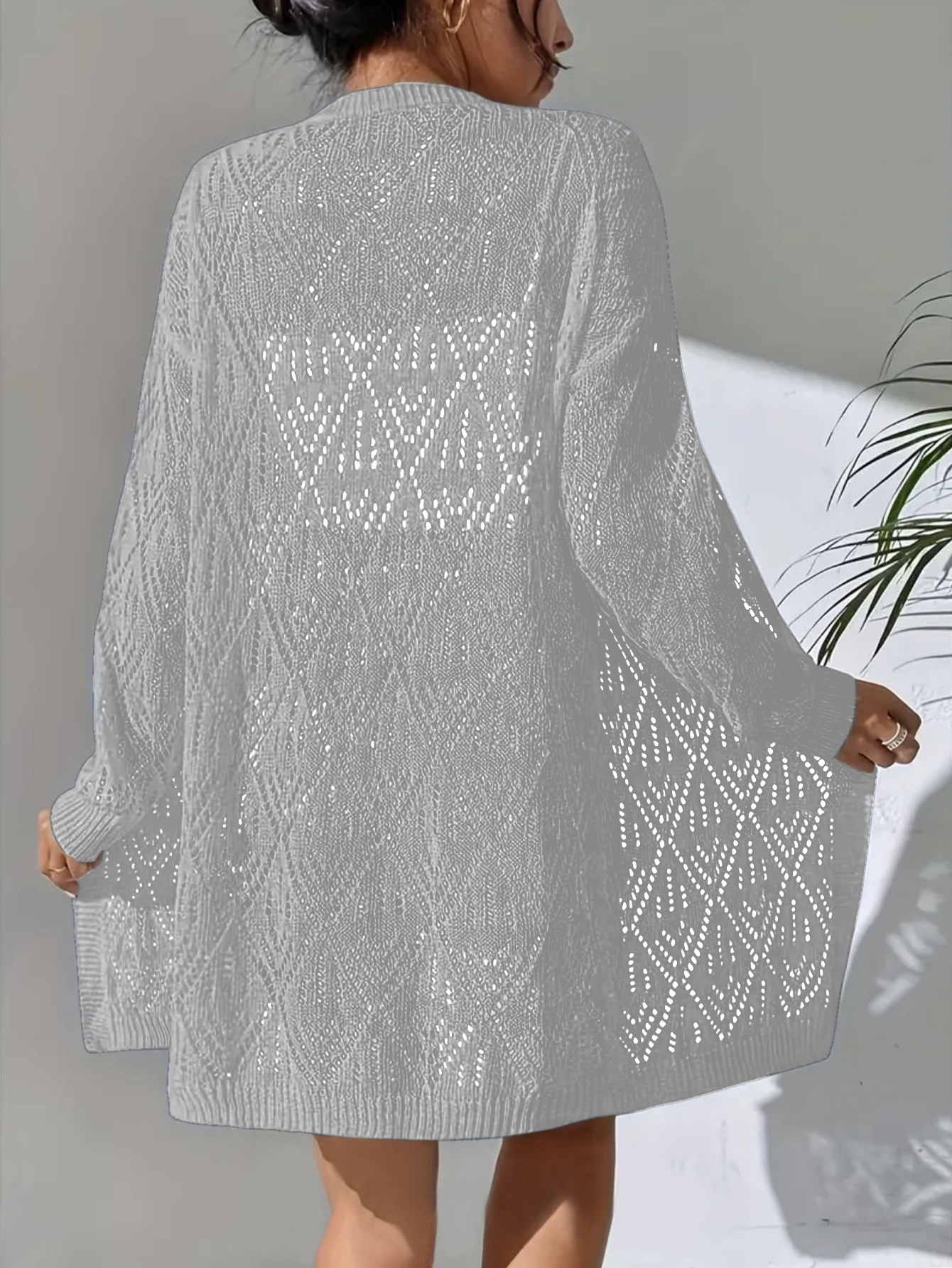 plus Size Open Cardigan Loose  - Summer Clothing Plus Size Women บทวิจารณ์และราคา