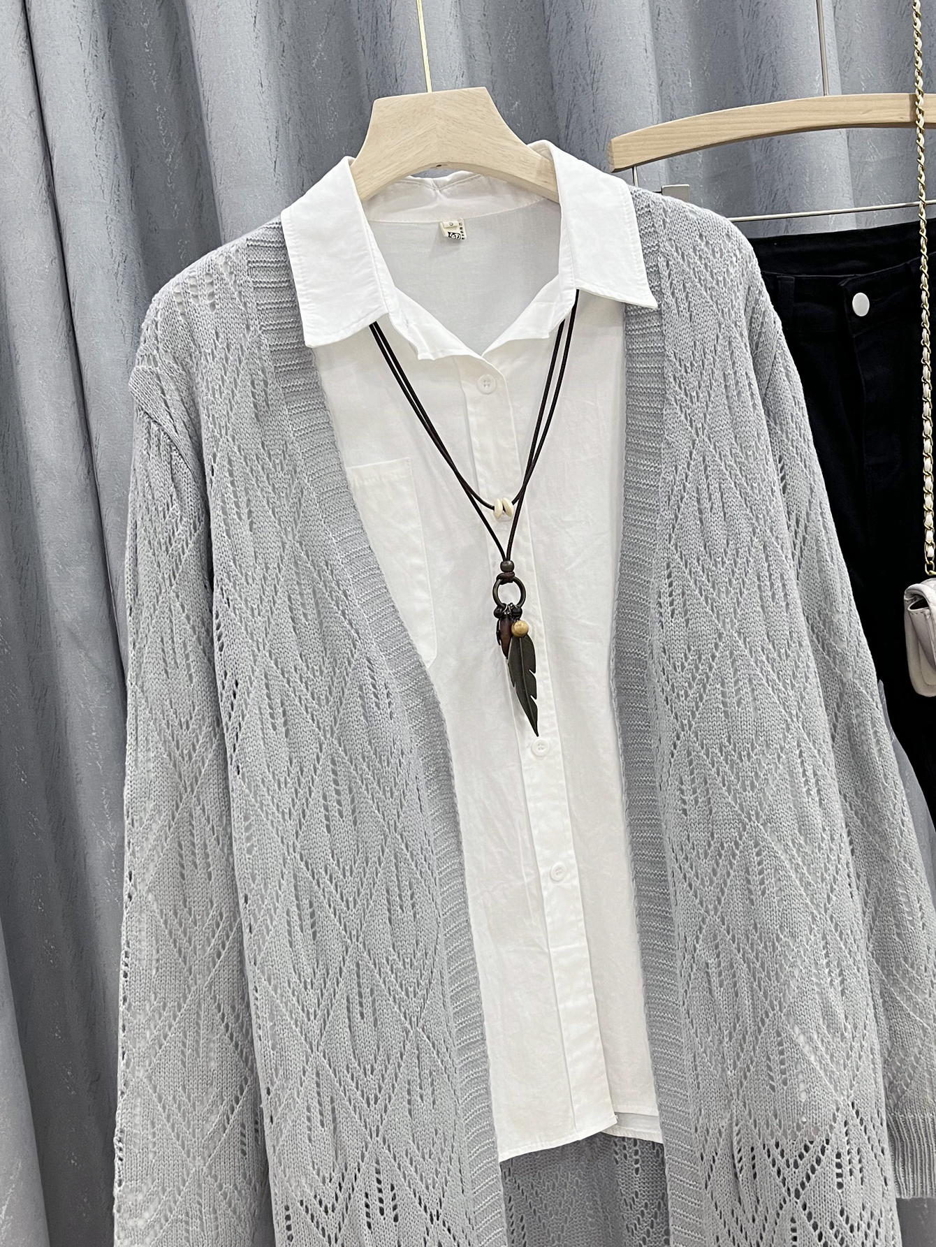 plus Size Open Cardigan Loose  - Summer Clothing Plus Size Women บทวิจารณ์และราคา