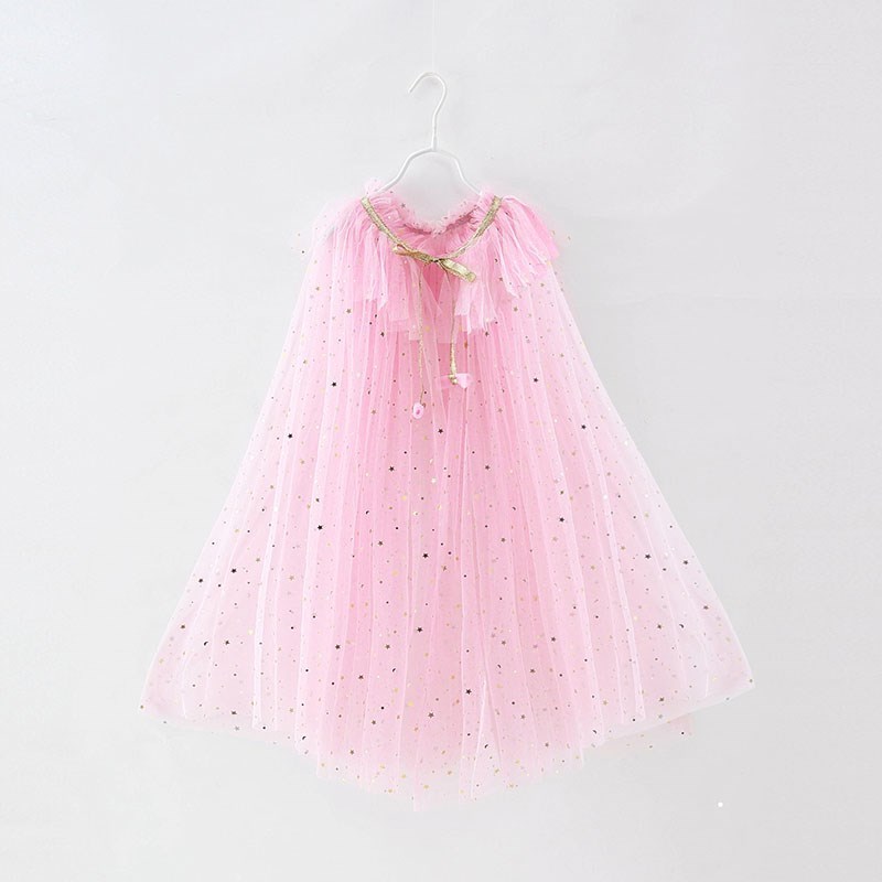 Girls Princess Cape Children C - Summer Clothing Kids บทวิจารณ์และราคา