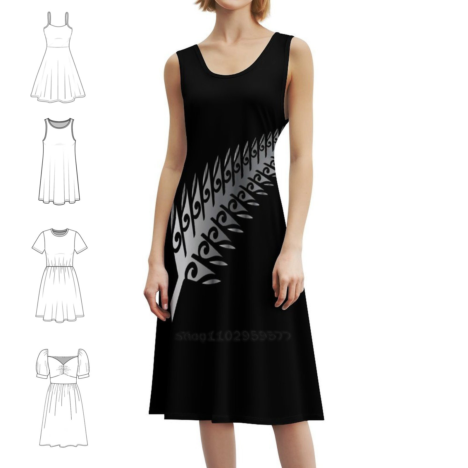 Silver Fern New Zealand Maori  - Summer Clothing Ideas For Women บทวิจารณ์และราคา
