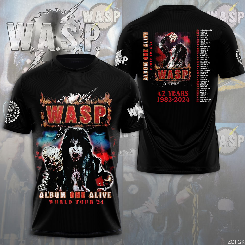 W.A.S.P Rock 3D Printing T-shi - Summer Clothing Kids บทวิจารณ์และราคา