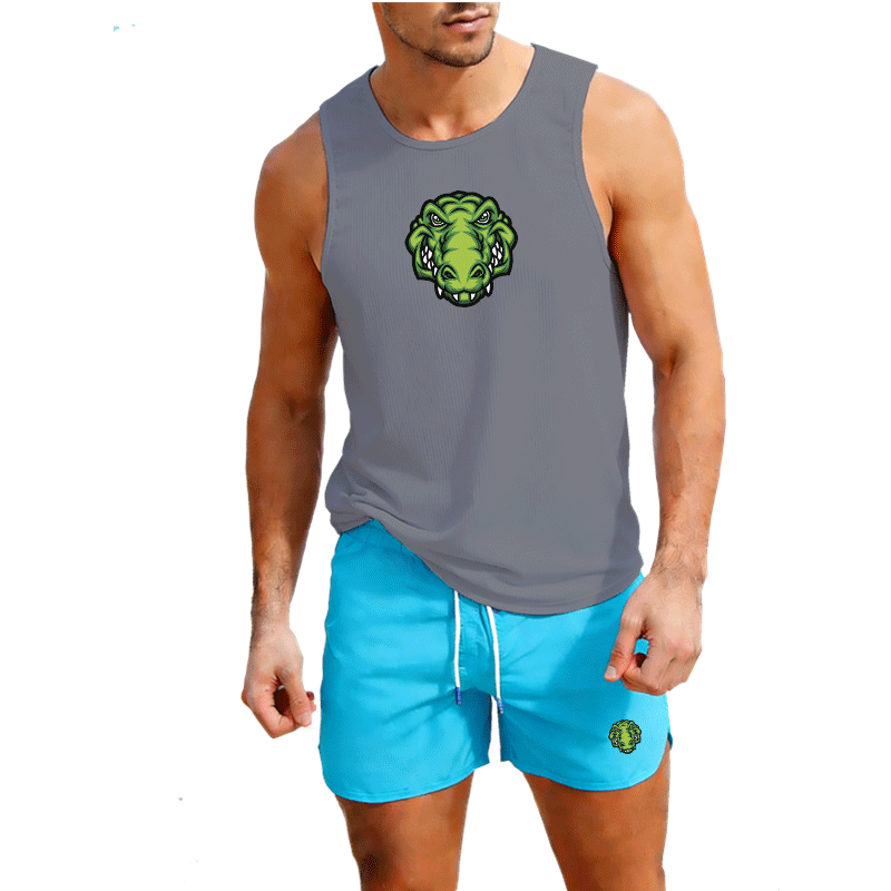 Fitness loose men tank topt fi - Summer Clothes บทวิจารณ์และราคา