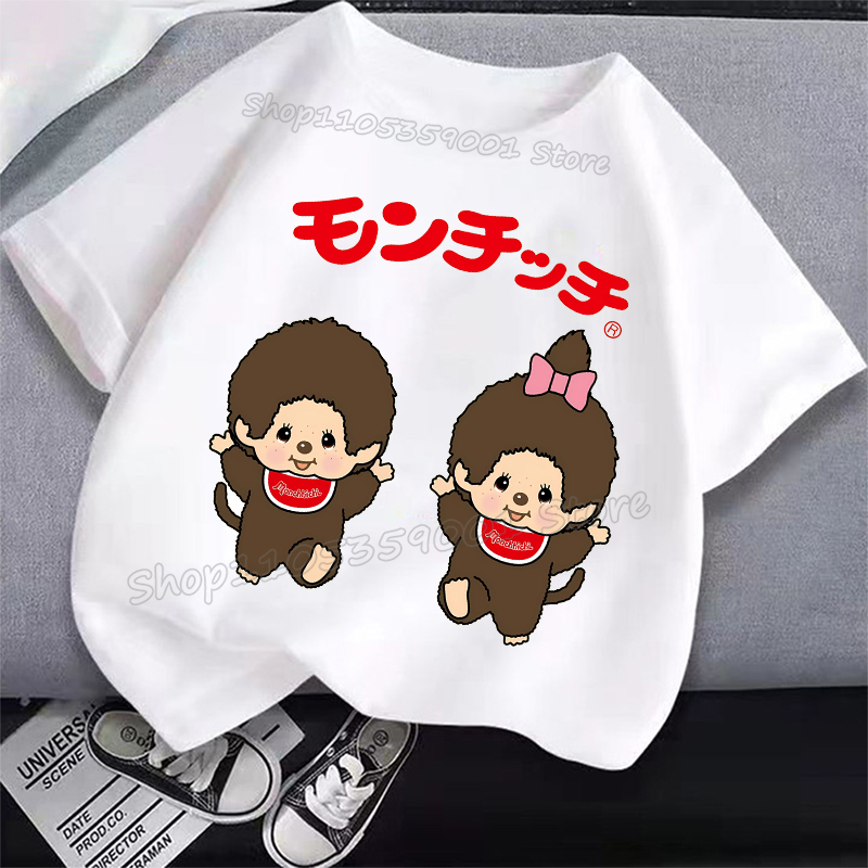 MONCHHICHI Short Sleeve T Shir - Summer Clothing For Girls บทวิจารณ์และราคา
