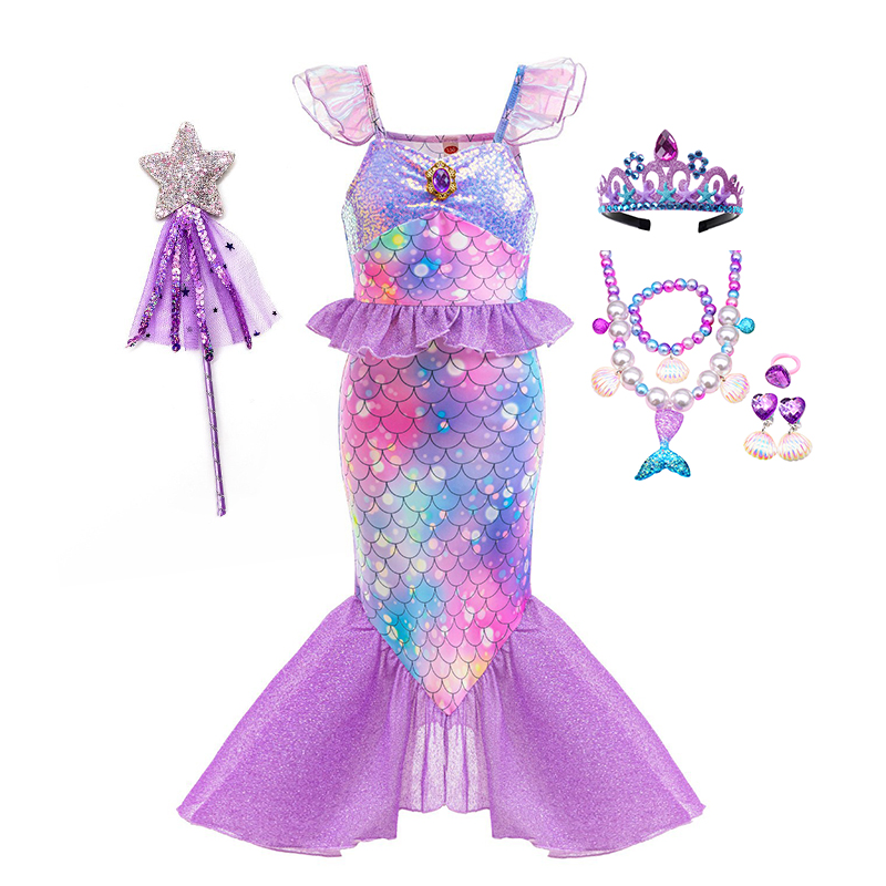 Disney New Ariel Princess Litt - Summer Clothing Kids บทวิจารณ์และราคา