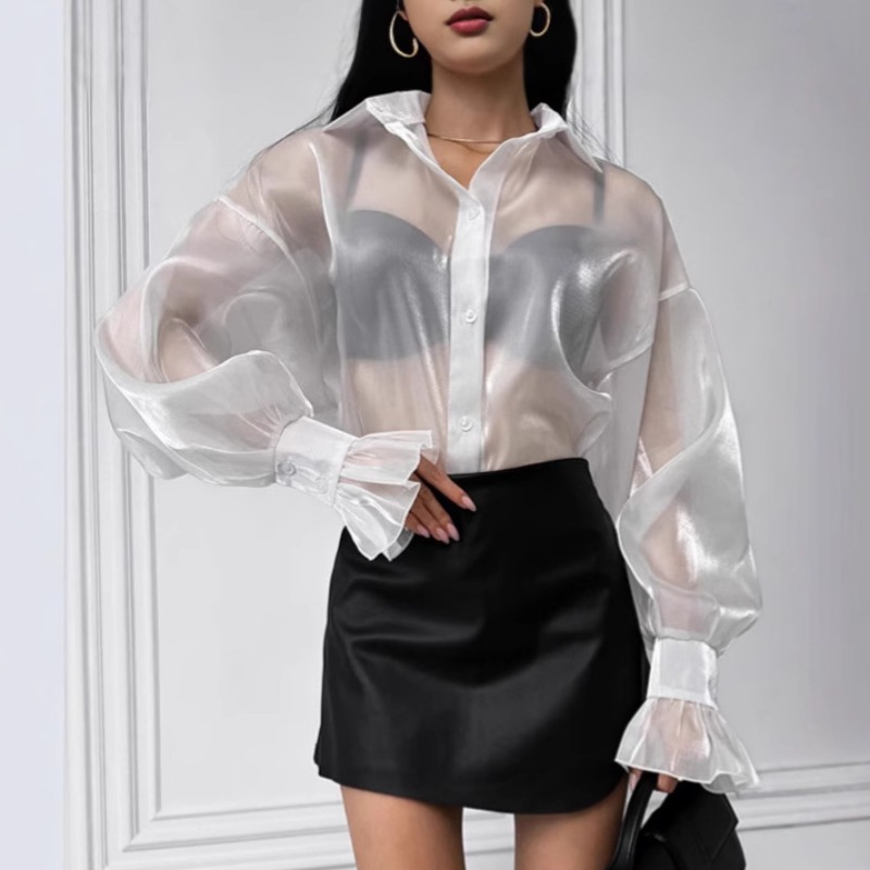 2025 Spring See Through Mesh S - Summer Gauze Clothing บทวิจารณ์และราคา