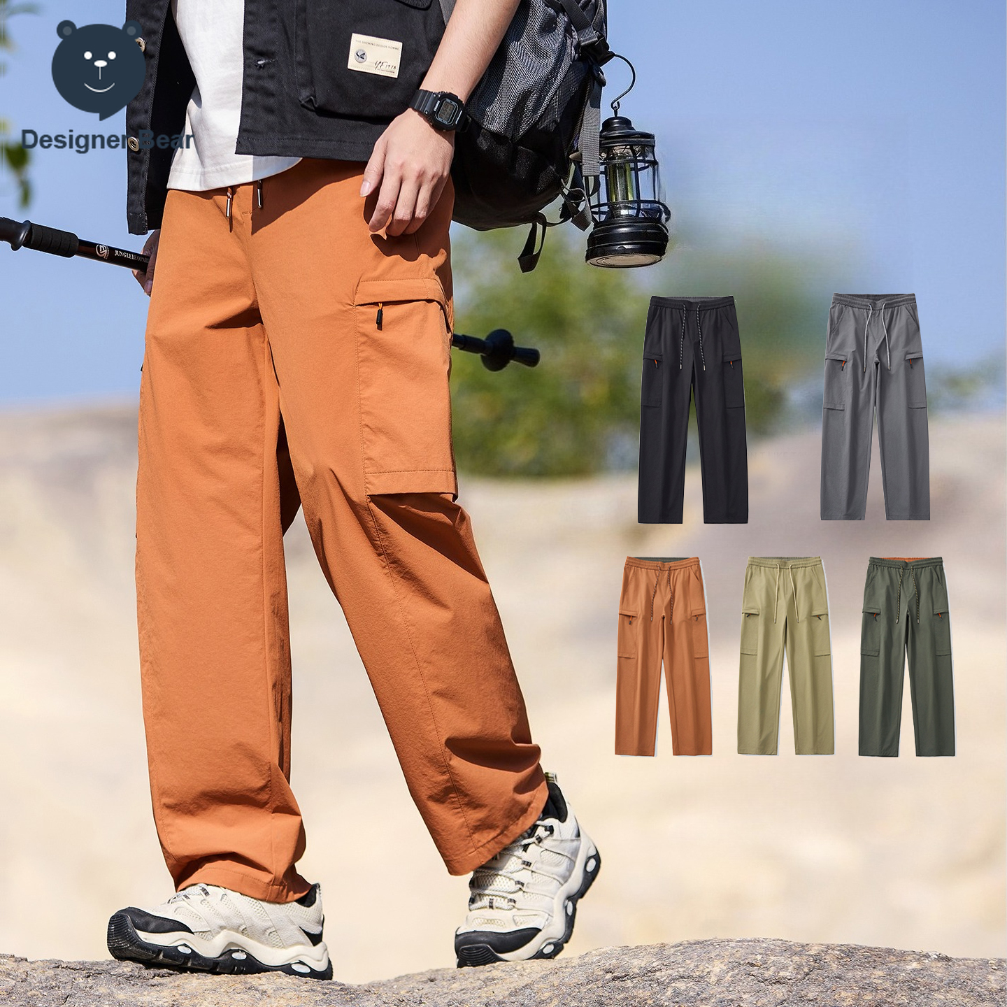 Brand Clothing Men's Cargo Pan - Summer Clothing Brands บทวิจารณ์และราคา