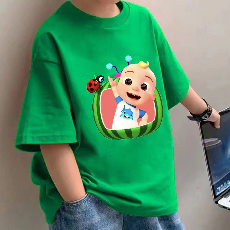 Cocomelons Baby T-Shirts Anime - Summer Clothing For Girls บทวิจารณ์และราคา