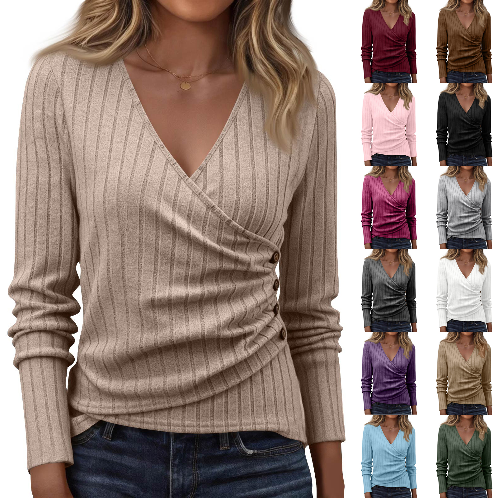 Women Daily Comfortable Pullov - Summer Clothes บทวิจารณ์และราคา