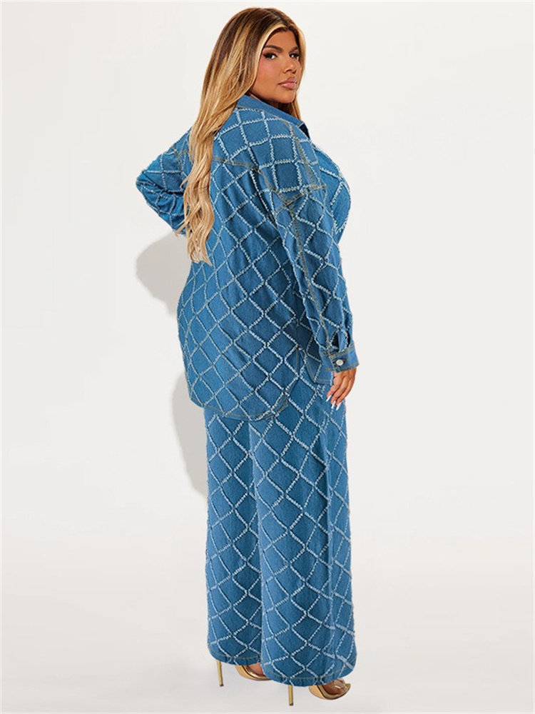 Wmstar Plus Size Denim Two Pie - Summer Clothing Wholesale บทวิจารณ์และราคา
