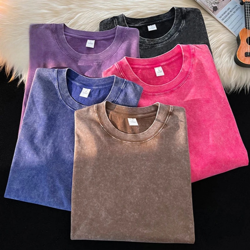 American Style Retro Heavyweig - Summer Clothing Old Money บทวิจารณ์และราคา