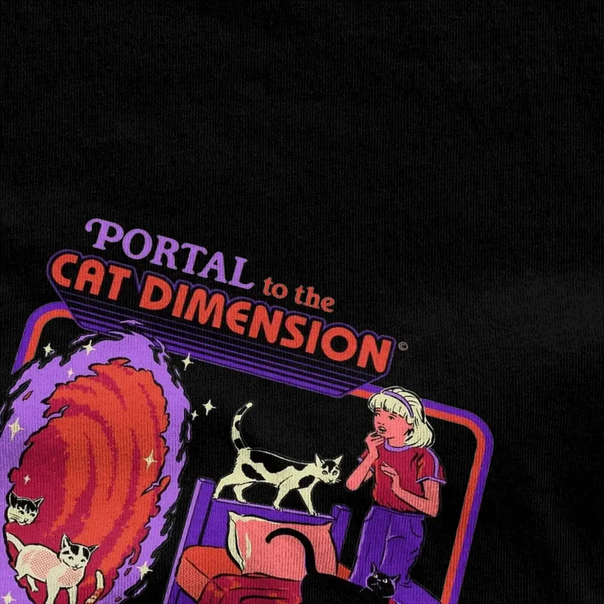 Cat Dimension Vintage Horror D - Summer Clothing Ideas For Women บทวิจารณ์และราคา