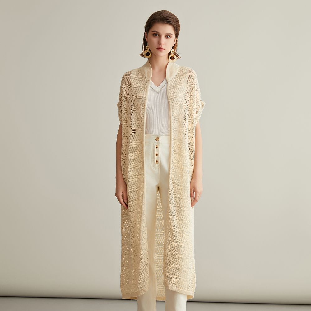 BC609 Linen and Silk Long Knit - Quality Summer Clothing For Women บทวิจารณ์และราคา